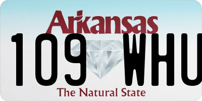 AR license plate 109WHU