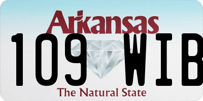 AR license plate 109WIB