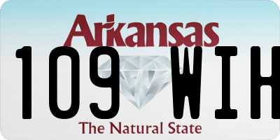 AR license plate 109WIH