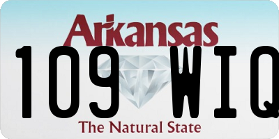 AR license plate 109WIQ