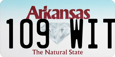 AR license plate 109WIT
