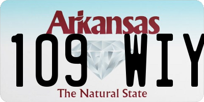 AR license plate 109WIY