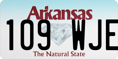 AR license plate 109WJE