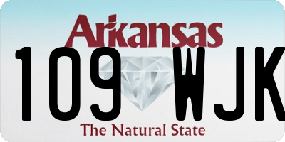 AR license plate 109WJK