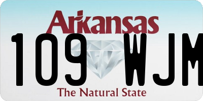 AR license plate 109WJM