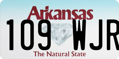 AR license plate 109WJR