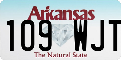 AR license plate 109WJT