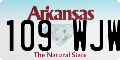 AR license plate 109WJW