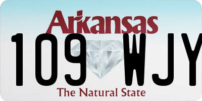 AR license plate 109WJY