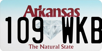AR license plate 109WKB