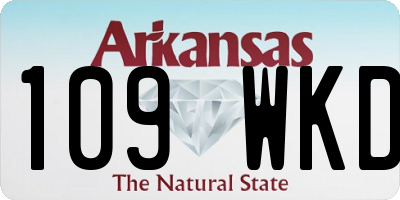 AR license plate 109WKD