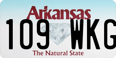 AR license plate 109WKG