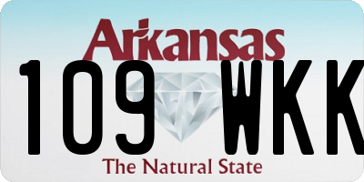 AR license plate 109WKK