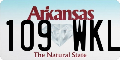 AR license plate 109WKL