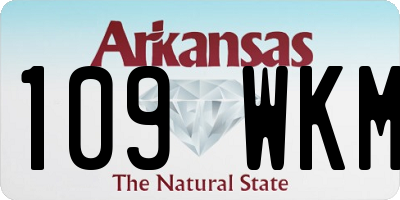 AR license plate 109WKM