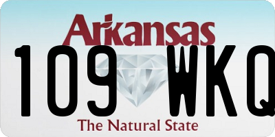 AR license plate 109WKQ