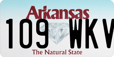 AR license plate 109WKV