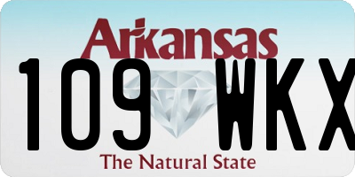 AR license plate 109WKX