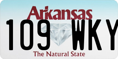 AR license plate 109WKY