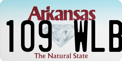 AR license plate 109WLB