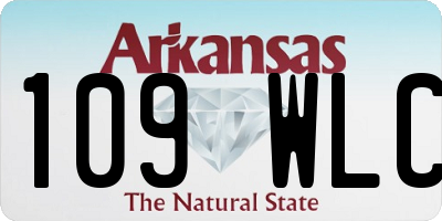 AR license plate 109WLC
