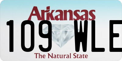 AR license plate 109WLE