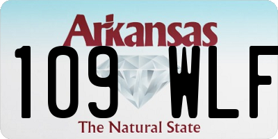AR license plate 109WLF
