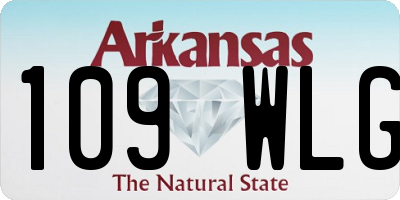 AR license plate 109WLG