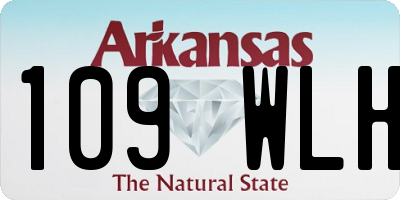 AR license plate 109WLH