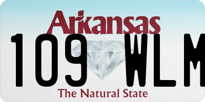 AR license plate 109WLM