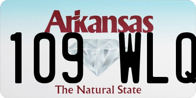 AR license plate 109WLQ