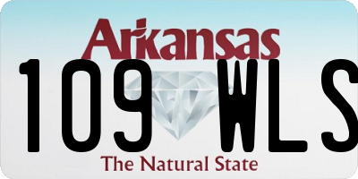 AR license plate 109WLS