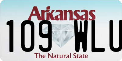 AR license plate 109WLU