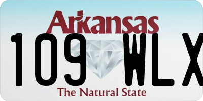 AR license plate 109WLX