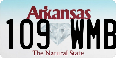 AR license plate 109WMB