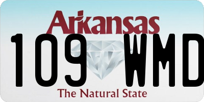 AR license plate 109WMD
