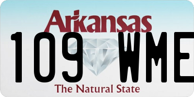 AR license plate 109WME