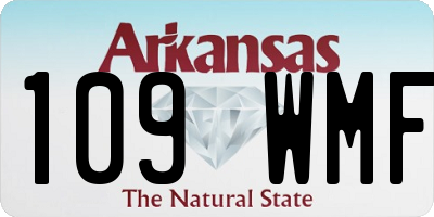 AR license plate 109WMF