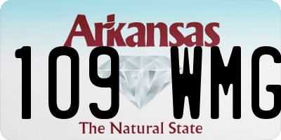 AR license plate 109WMG