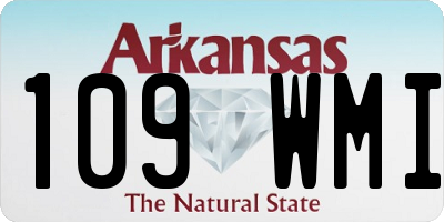 AR license plate 109WMI