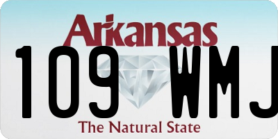 AR license plate 109WMJ