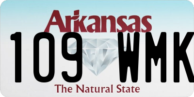 AR license plate 109WMK