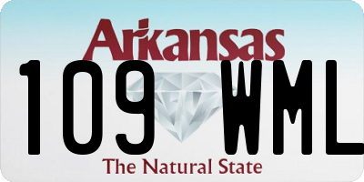 AR license plate 109WML