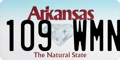 AR license plate 109WMN
