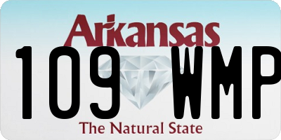 AR license plate 109WMP