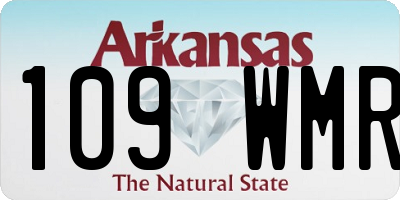 AR license plate 109WMR