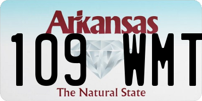 AR license plate 109WMT