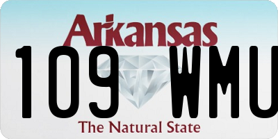 AR license plate 109WMU