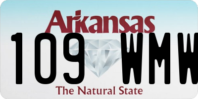 AR license plate 109WMW