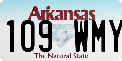 AR license plate 109WMY